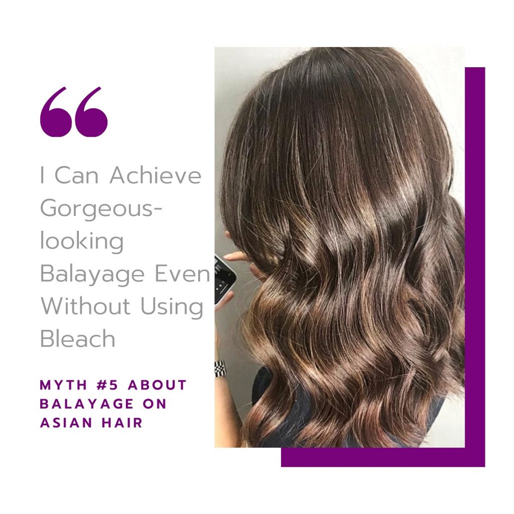 Myth #5: I Can Achieve Gorgeous-looking Balayage Even Without Using Bleach
