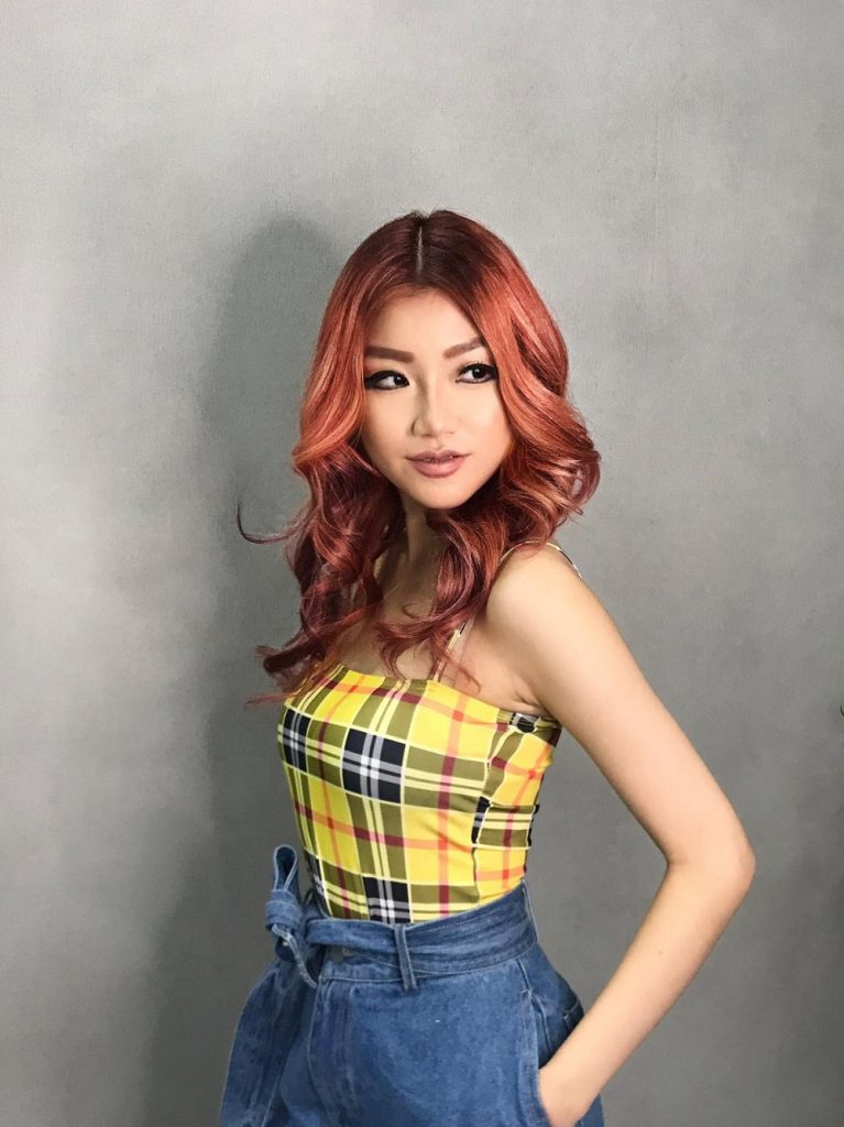 Fruit Juice Hair designed by Associate Director of Chez Vous: HideAway Salon, Shawn Chia