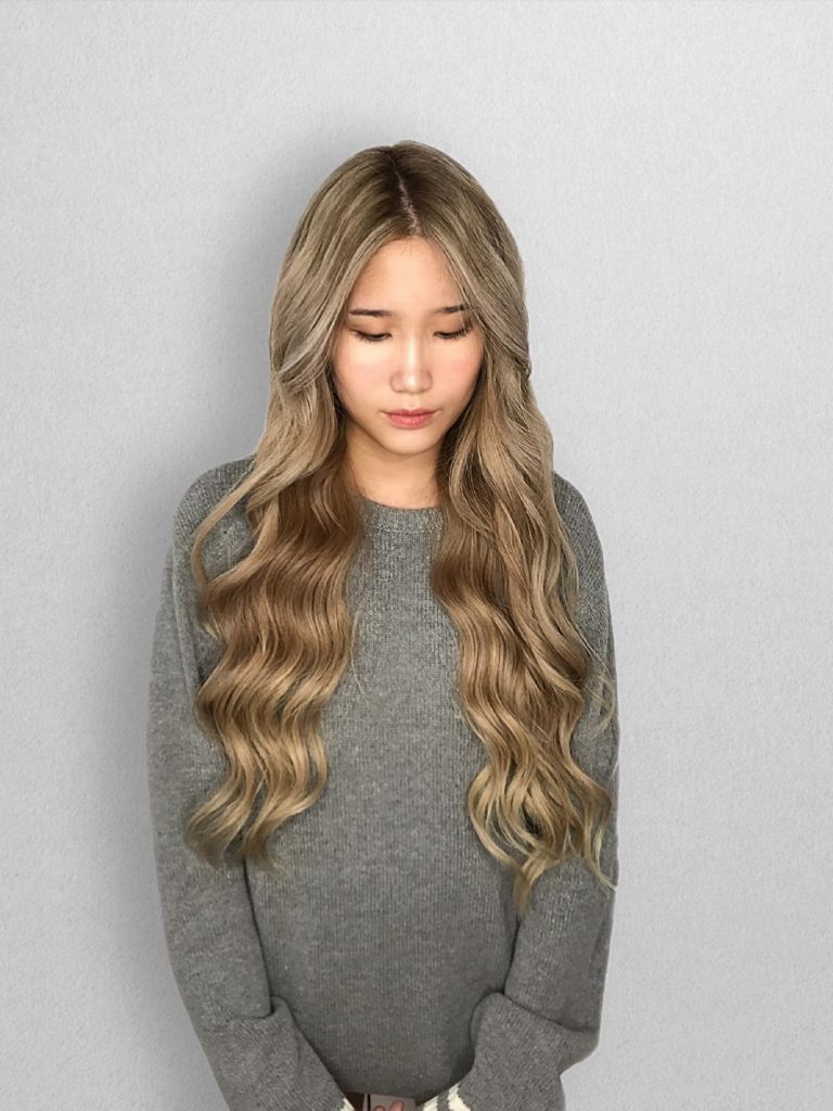 Medium Ash Blonde designed by Associate Director of Chez Vous (Main Outlet), Joyce Wan