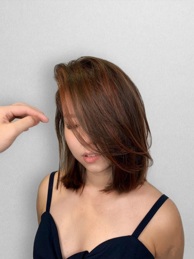 Chocolate Cake Hair designed by Associate Director of Chez Vous (Main Outlet), Readen Chia