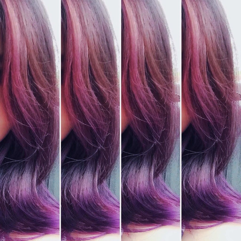 Pagenta Hair designed by Salon Director of Chez Vous, Victor Liu