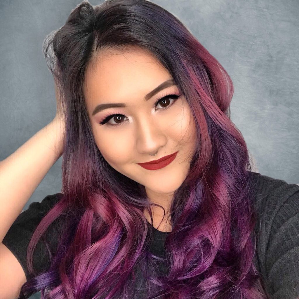 Pagenta Hair designed by Associate Salon Director of Chez Vous, Oscar Lee