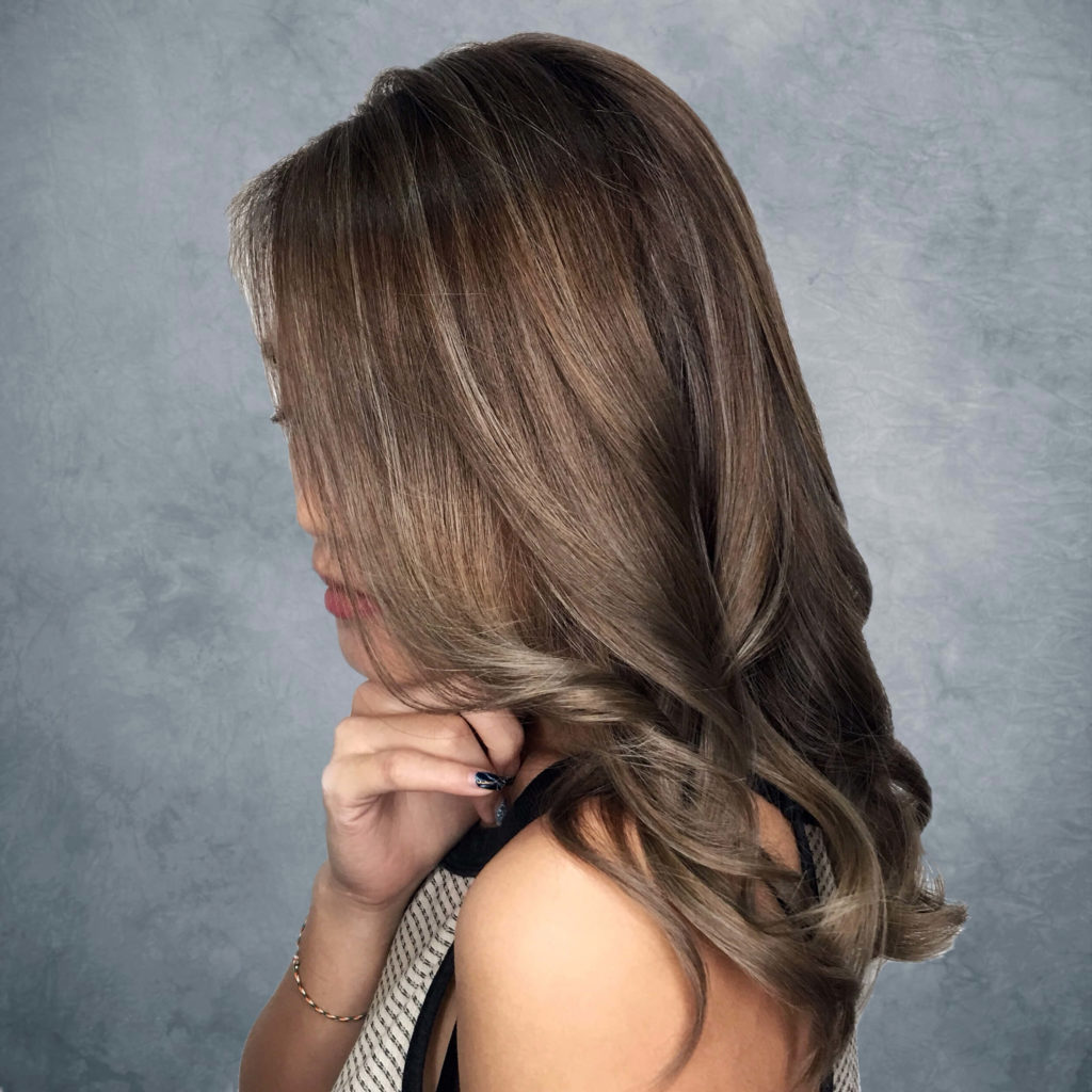 Matte Bronde Faux Balayage, designed by Associate Salon Director of Chez Vous, Oscar Lee