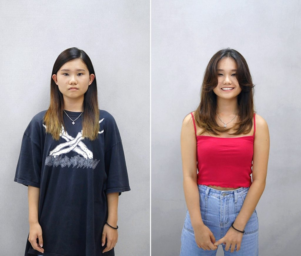 Hair Inspiration / transformation #3: Designed by Associate Director of Chez Vous HideAway Concept Salon, Eddy Lau | Haircut + Colour + Big C Fringe Perm