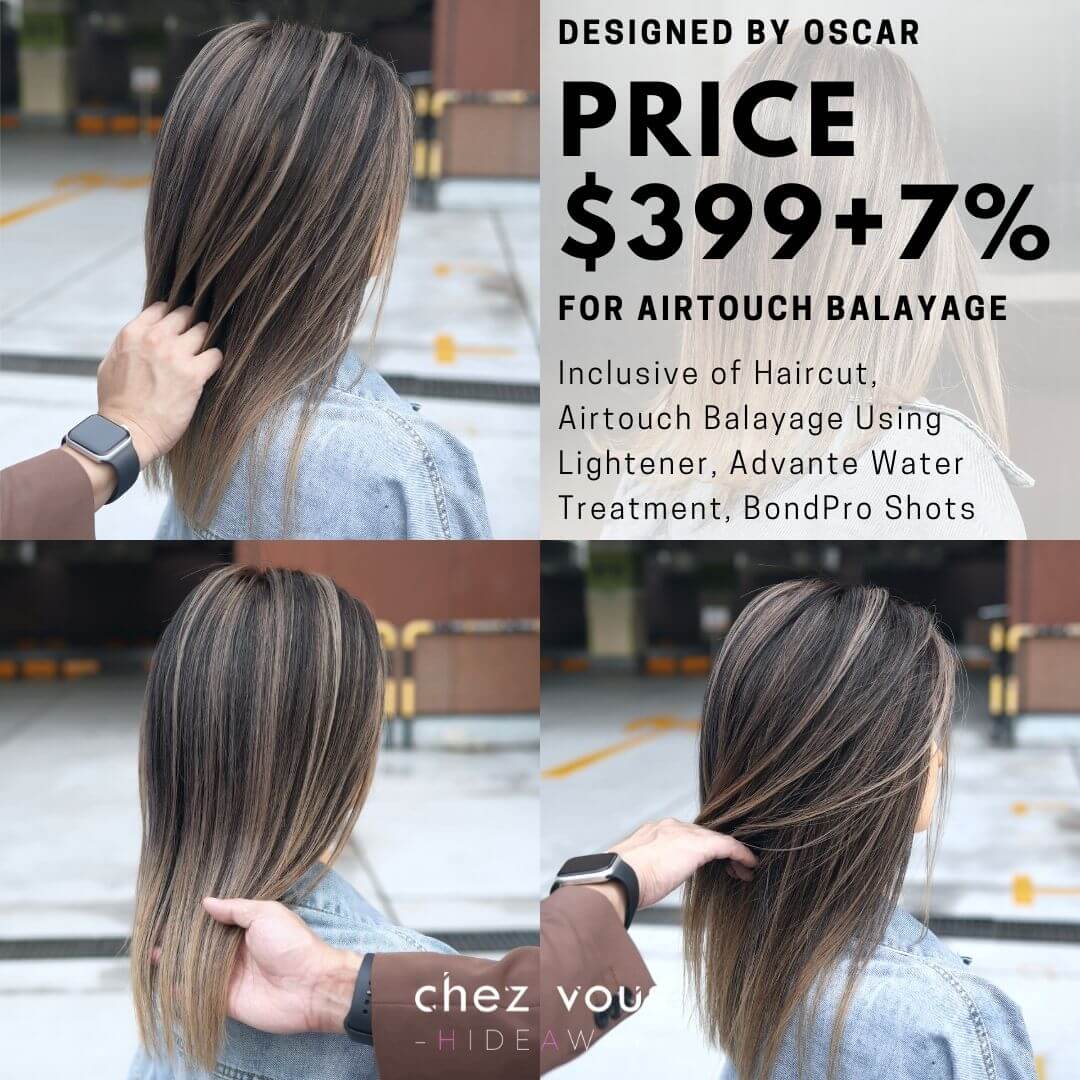 Airtouch Balayage Designed by Associate Director of Chez Vous: HideAway, Oscar Lee