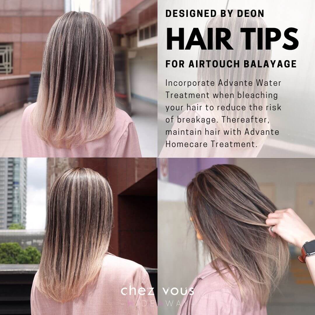 Airtouch Balayage Designed by Associate Director of Chez Vous: HideAway, Deon Liow