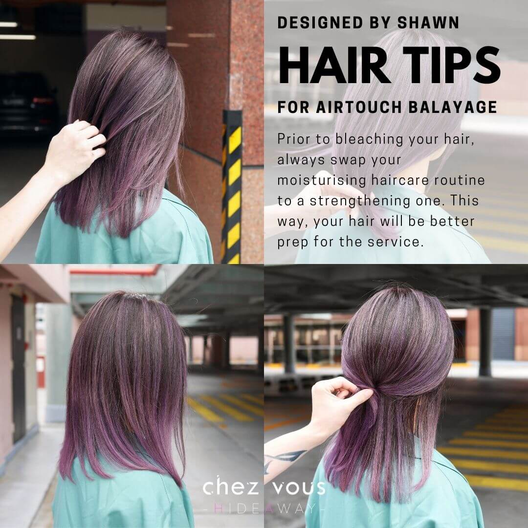 Airtouch Balayage Designed by Associate Director of Chez Vous: HideAway, Shawn Chia