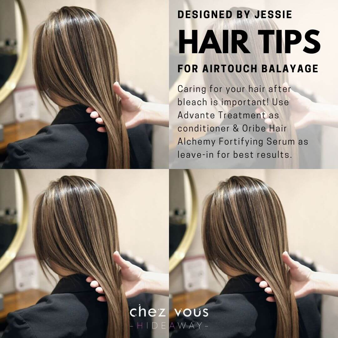 Airtouch Balayage Designed by Associate Director of Chez Vous: HideAway, Jessie Wong