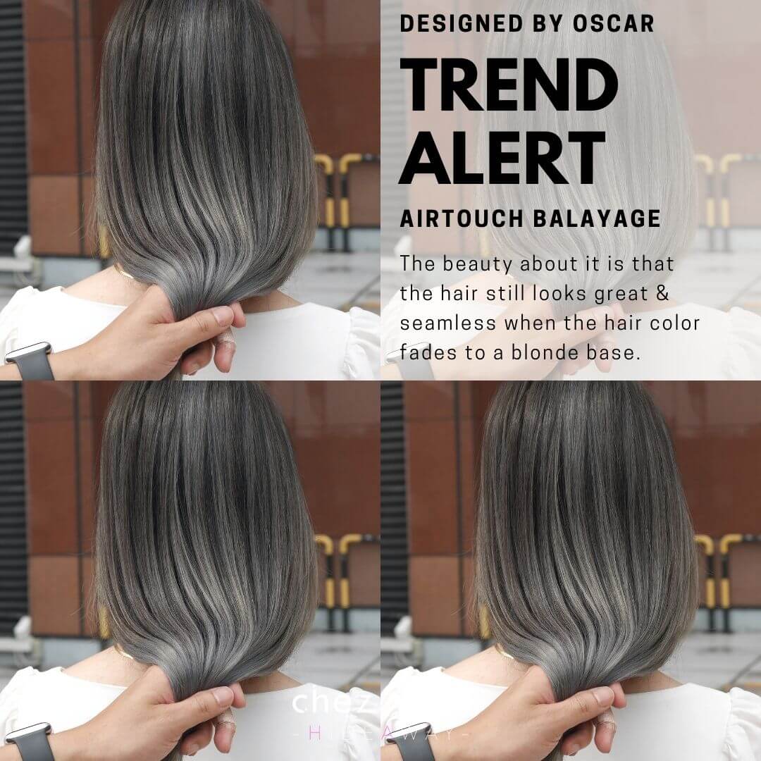 Airtouch Balayage Designed by Associate Director of Chez Vous: HideAway, Oscar Lee