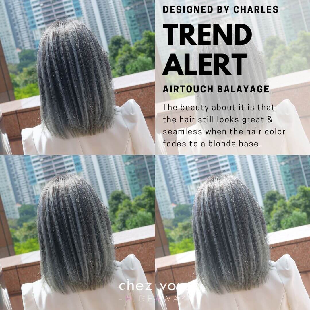 Airtouch Balayage Designed by Associate Director of Chez Vous Hair Salon, Charles Chong