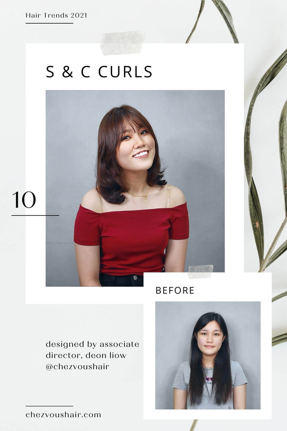 Hair Trends 2021: C Curls + S Curls Rebonding